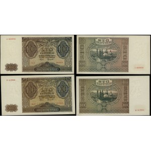Polska, zestaw: 2 x 100 złotych, 1.08.1941