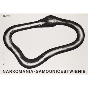 proj. Jacek BRZOZOWSKI, NARKOMANIA - SAMOUNICESTWIENIE. Towarzystwo Zapobigania Narkomanii, 1984