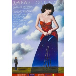 proj. Rafał OLBIŃSKI ( b.1943), Festival of imagination posters and drawings. Exhibition at the museum of caricature, 1999