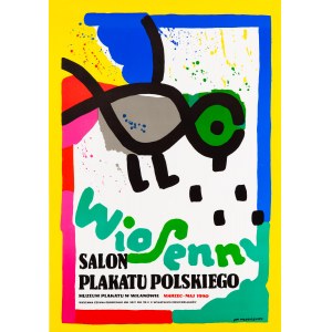 proj. Jan MŁODOŻENIEC (1929-2000), Wiosenny Salon Plakatu Polskiego, Muzeum Plakatu w Wilanowie, marzec-maj 1990
