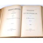 WĘCLEWSKI-TRAGEDYE EURYPIDES Band 1-2 1881