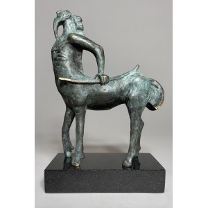 Robert Dyrcz, Zentaur (Bronze, H 22 cm, Ausgabe 1/9)