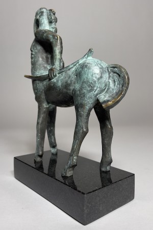 Robert Dyrcz, Centaur (Brąz, wys. 22 cm, ed 1/9)