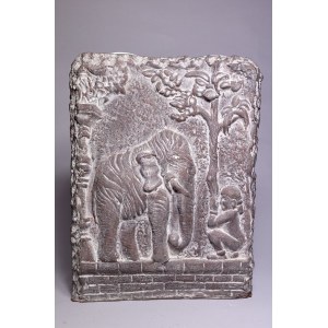 N-A, Świecznik ceramiczny ze słoniem