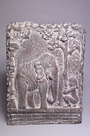 N-A, Świecznik ceramiczny ze słoniem