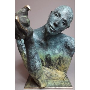 D.Z., Patience (Large; Bronze, height 40 cm).