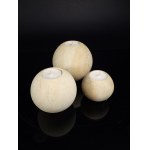 N-A, Stone Candleholder Set (Sandstone)