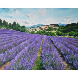 Renata Paszek, Lavender Field, 2019.