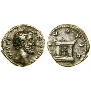 Cesarstwo Rzymskie, denar pośmiertny, po 161, Rzym