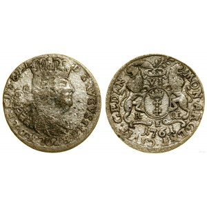 Polska, szóstak, 1761, Gdańsk