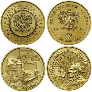 Polska, zestaw 2 x 2 złote, 1997, Warszawa