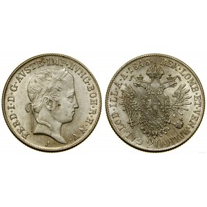 Austria, 20 krajcarów, 1848 A, Wiedeń