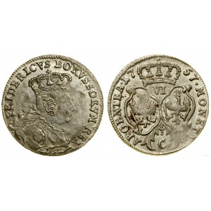 Niemcy, szóstak, 1757 C, Kleve