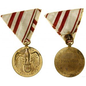 Austria, Medal Pamiątkowy Wojny 1914-1918, od 1932