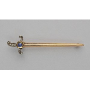 Art-deco tie pin