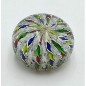 Paperweight in the form of a flattened ball