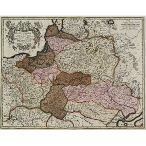 Nicolaes Johann VISSCHER II (1649-1709), Nicolas Sanson d'ABBEVILLE (1600-1667) - vedug, Map of the lands of the Rzeczpospolita