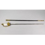 Official's parade sword with scabbard
