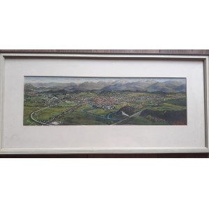 Panorama Karkonoszy i Jeleniej Góry