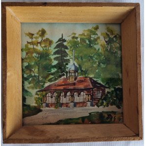 Krynica Jan's Pump Room - watercolor