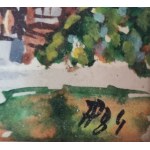 Krynica Jan's Pump Room - watercolor