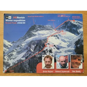 Pocztówka z Wyprawy zimowej na Broad Peak 2008/2009