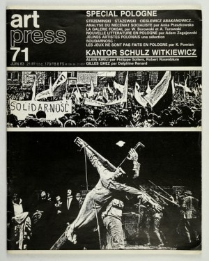 ART Press. VI 1983. special issue devoted to Polish contemporary art.