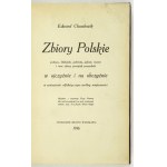 CHWALEWIK E. – Zbiory polskie. 1916. Jeden z 25 egz. specjalnych, z dedykacją autora.