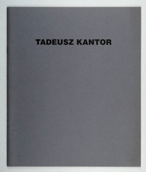 Galerie Foksal. Tadeusz Kantor. D'après 