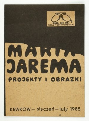 M. Jarema. Projets et images. 1985.