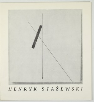 Zapiecek Gallery. Henryk Stażewski. Painting. Warsaw 1979. 8, p. [8]. brochure,.