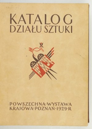 Exposition générale nationale. Catalogue du département artistique. Poznan 1929. 8, pp. XIV, [2], 246, [2], 174. reliure fauve....