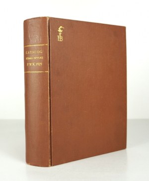 Exposition générale nationale. Catalogue du département artistique. Poznan 1929. 8, pp. XIV, [2], 246, [2], 174. reliure fauve....