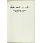 Jadwiga Maziarska. 1991 catalog