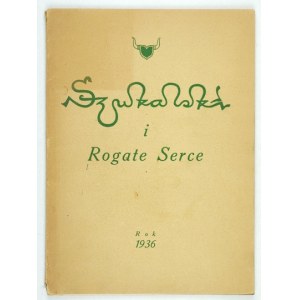 Wykaz prac Szukalskiego i Szczepu Rogate Serce. 1936. Podpis Szukalskiego.