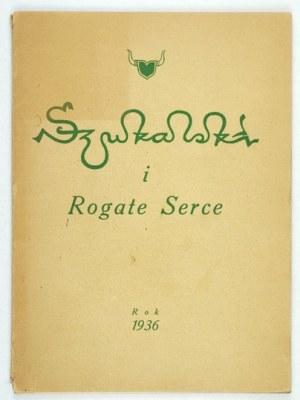 Zoznam diel od Szukalského a kmeňa Horned Heart. 1936. podpis Szukalského.