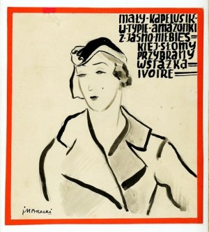 BRZESKI Janusz Maria (1907-1957) - Un petit chapeau de type amazone.