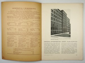 ARHITECTURE et Construction. R. 9, n° 8. 1933