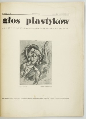 GŁOS Plastyków. R. 5, nr 8-12: III 1938. Numer formistyczny.