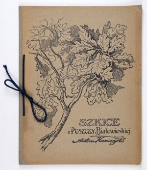 KAMIEŃSKI A. - Szkice z Puszczy.... 1912. 14 litografii.