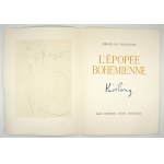 VILLEFOSSE H. - L&#39;Épopée bohémienne. Ilustracje M. Kislinga. Egz. z dodatkowymi ilustracjami.
