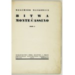 WAŃKOWICZ Melchior - Bitwa o Monte Cassino. T. 1-3. Rzym-Mediolan 1945-1947. Oddz....