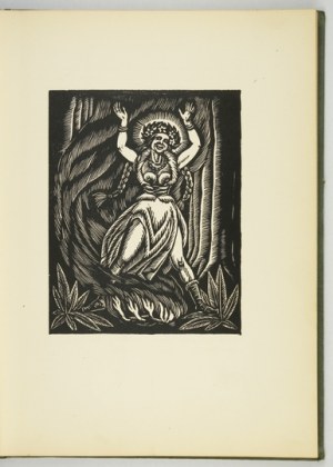 S. Wasylewski - Monastère et femme. 1923. avec des gravures sur bois de W. Skoczylas.