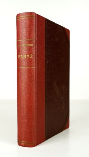 F. Hoesick - Paris. 1923. Aus der Büchersammlung von J. Łojek.