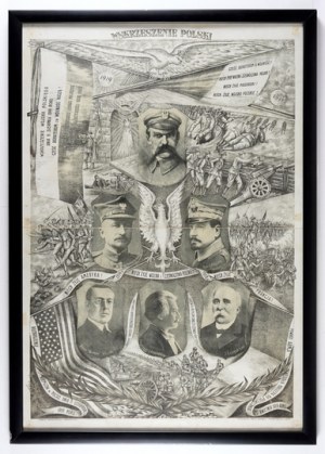 [RESURRECTION of Independence - lithograph by Piotr Szymanski]. 