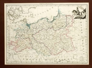 [POLSKO - mapa 1812]. 