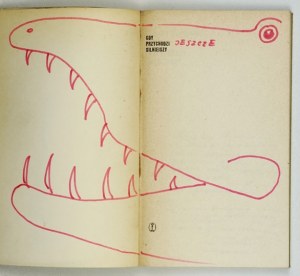 FILIPOWICZ K. - When the stronger comes. 1974. dedication and drawing by the author.