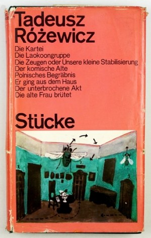 RÓŻEWICZ T. - Stücke. 1974. dedication by the author.