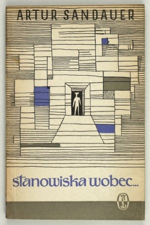 SANDAUER A. - Position gegenüber ... 1963 Widmung des Autors.