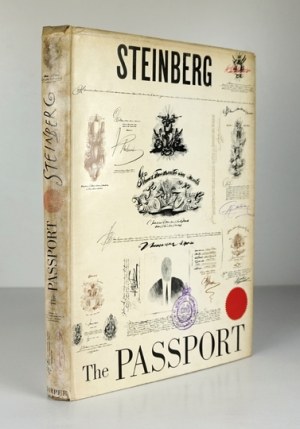 STEINBERG Saul - Il passaporto. New York 1954; Harper & Brothers. 4, s. [222]. Legatura originale fulva,.